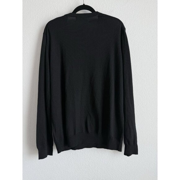 Joseph Abboud Men’s Modern Fit V-Neck Black 100% Merino Wool Sweater Size XL NWT - Picture 6 of 10